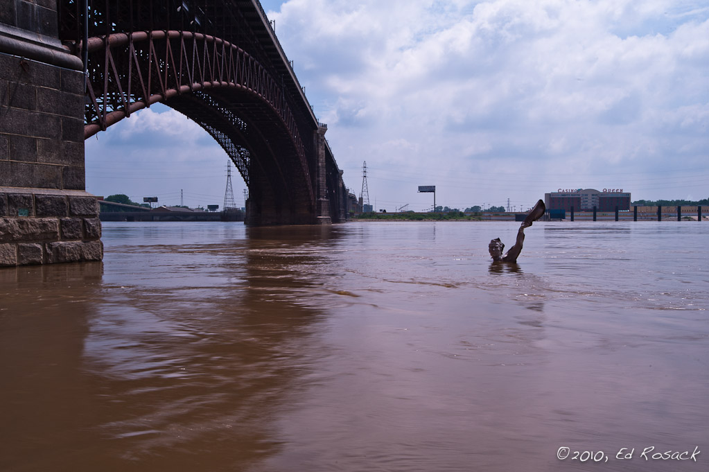 : I don't get down to the Mississippi River very often, but the water seemed very high.